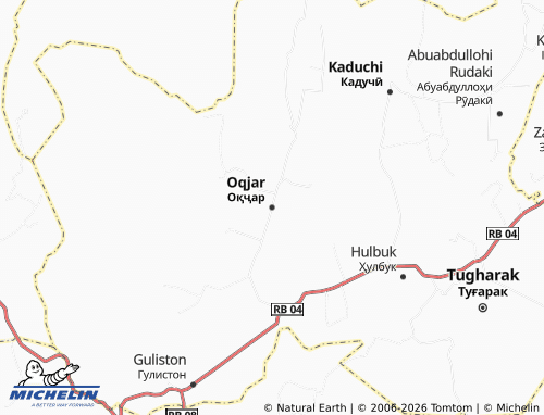 Mappa MICHELIN Oqjar - ViaMichelin