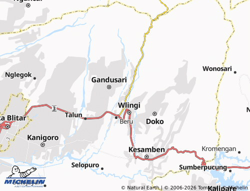 MICHELIN Babadan map - ViaMichelin