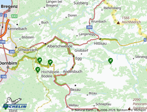 Mappa MICHELIN Egg - ViaMichelin