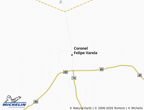 Mappa MICHELIN Coronel Felipe Varela - ViaMichelin