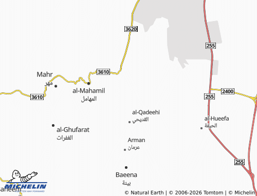 Carte MICHELIN Qaryat al-Shat - ViaMichelin