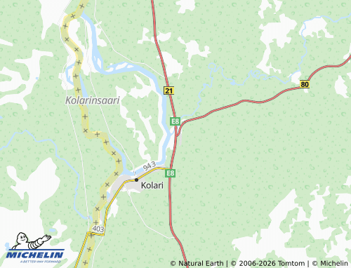 Mappa MICHELIN Ylläsjokisuu - ViaMichelin