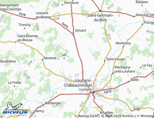 MICHELIN-Landkarte Le Bessard - ViaMichelin