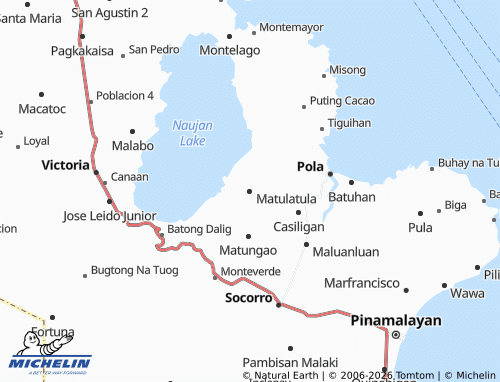 MICHELIN Matulatula map - ViaMichelin