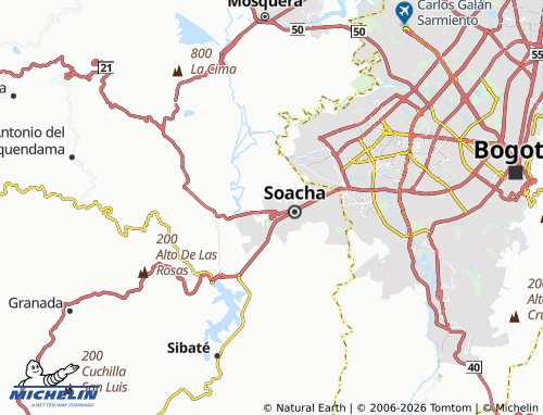 Carte MICHELIN Las Huertas - ViaMichelin