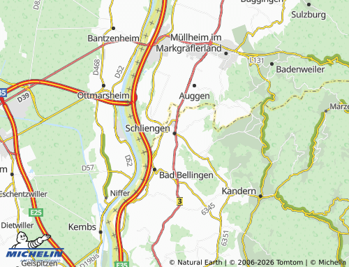 Mapa MICHELIN Schliengen - ViaMichelin