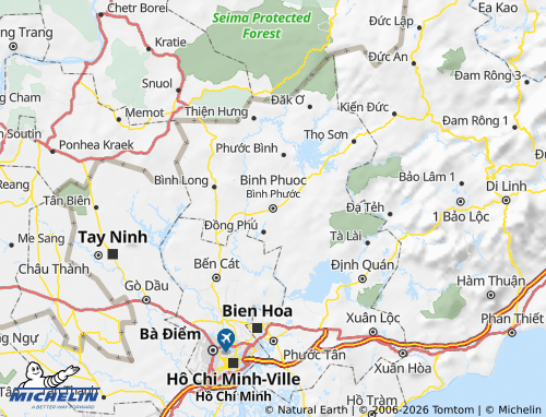 Mappa MICHELIN Bình Phước - ViaMichelin