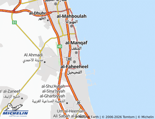Mappa MICHELIN al-Faheeheel 10 - ViaMichelin