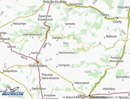 Carte MICHELIN Laverrière - ViaMichelin