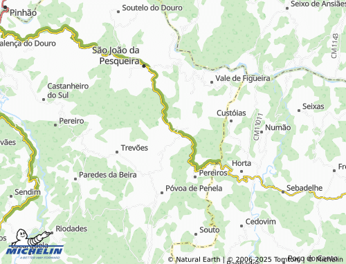 MICHELIN Senhora da Estrada map - ViaMichelin