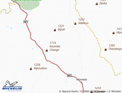 MICHELIN Chikonakuka map - ViaMichelin