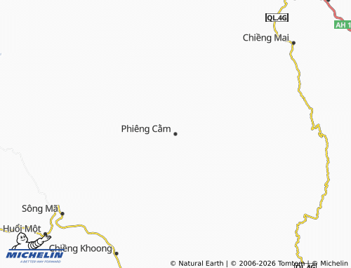 MICHELIN Phiêng Cằm map - ViaMichelin
