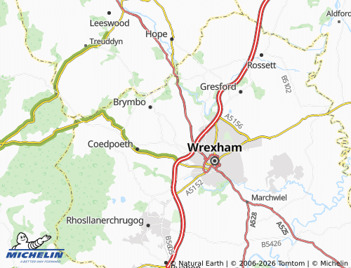 Mappa MICHELIN Brynteg - ViaMichelin