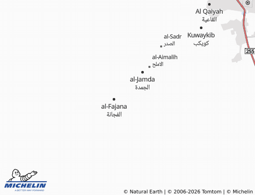 Carte MICHELIN al-Hajrah - ViaMichelin