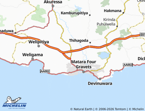 Mappa MICHELIN Palatuwa - ViaMichelin