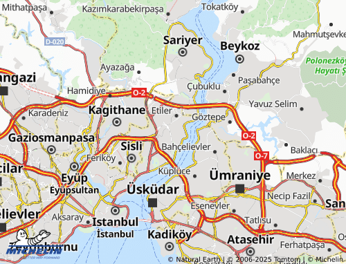 MICHELIN Kültür map - ViaMichelin