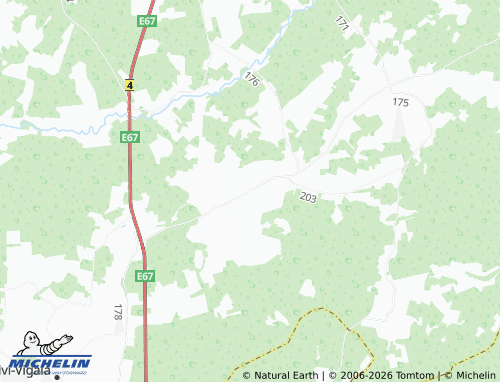 MICHELIN Võeva map - ViaMichelin