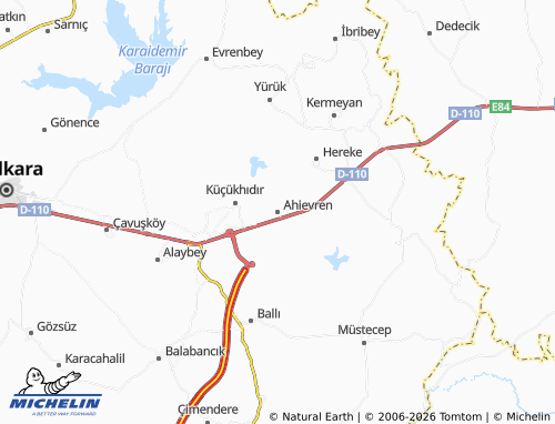 MICHELIN Ahievren map - ViaMichelin