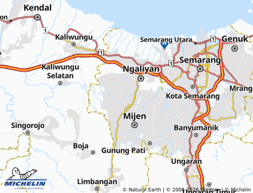 MICHELIN-Landkarte Pesantren - ViaMichelin