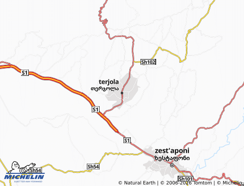 Mappa MICHELIN terjola - ViaMichelin