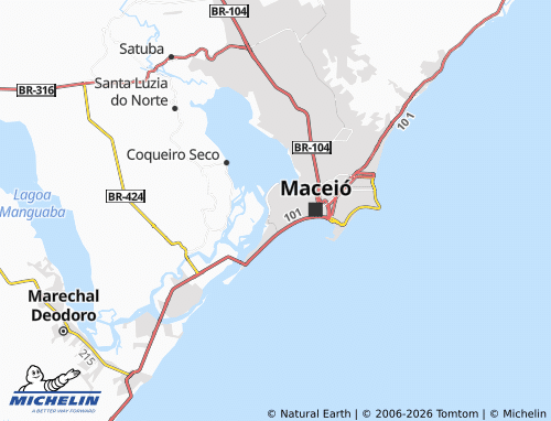 MICHELIN Trapiche da Barra map - ViaMichelin