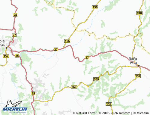 Mapa MICHELIN Saranovo - ViaMichelin