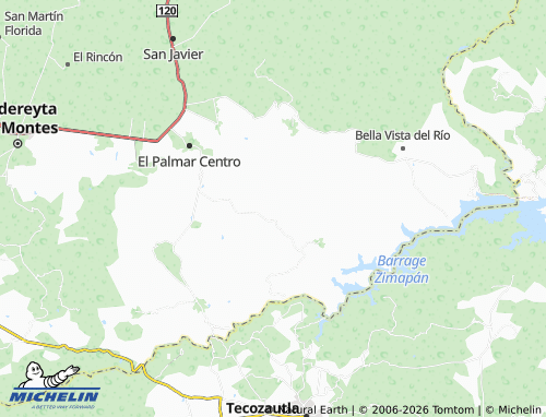 MICHELIN El Terrero map - ViaMichelin