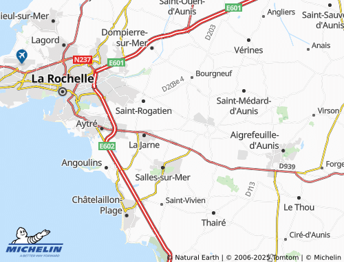 MICHELIN Chassagne map - ViaMichelin