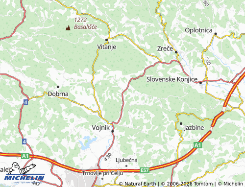 Kaart MICHELIN Frankolovo - ViaMichelin