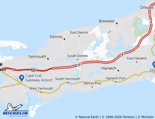 Mapa MICHELIN South Dennis - ViaMichelin