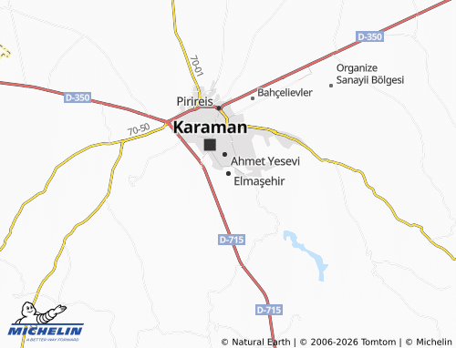 MICHELIN Elmaşehir map - ViaMichelin
