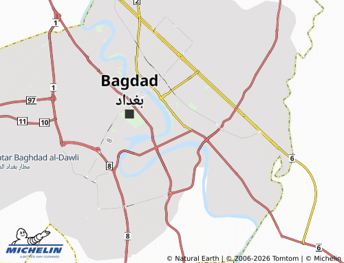 Mapa MICHELIN Wafi al-Karadah - ViaMichelin