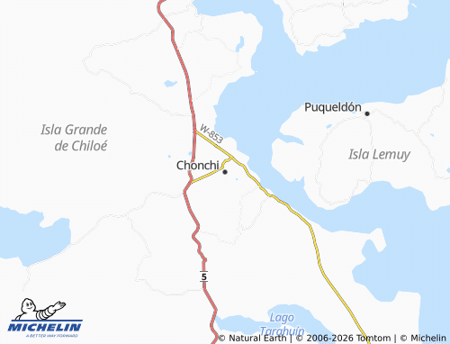 Mappa MICHELIN Chonchi - ViaMichelin