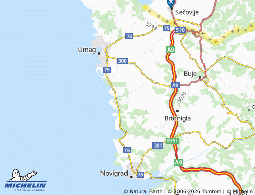 MICHELIN-Landkarte Babići - ViaMichelin