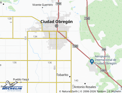 MICHELIN Villas de Cortez map - ViaMichelin