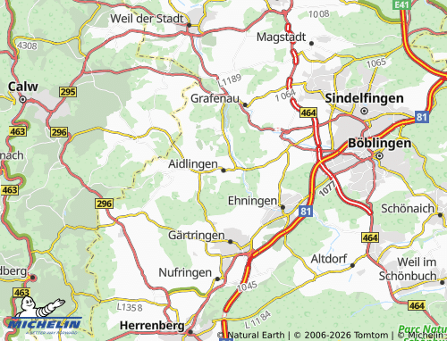 MICHELIN Aidlingen map - ViaMichelin