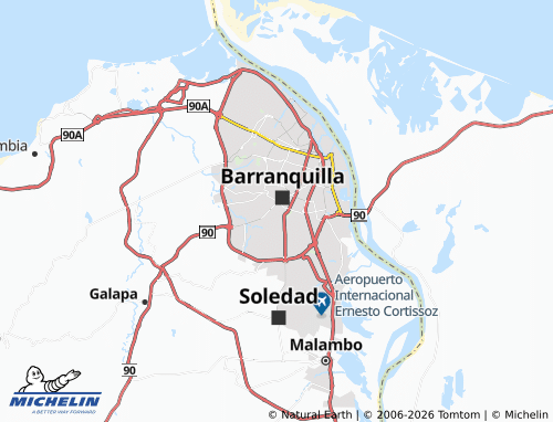Mappa MICHELIN La Sierra - ViaMichelin