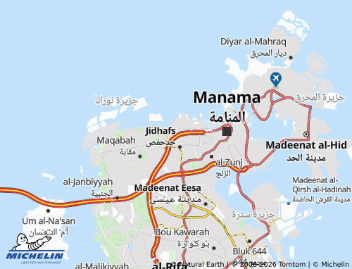 MICHELIN Karbabad map - ViaMichelin