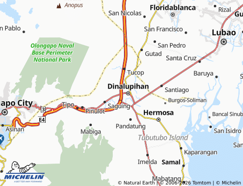 MICHELIN Kataasan map - ViaMichelin