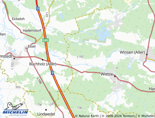Carte MICHELIN Thören - ViaMichelin