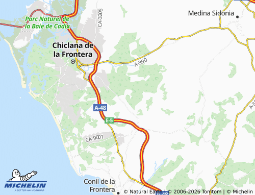 MICHELIN Cuartillo del Asperón map - ViaMichelin