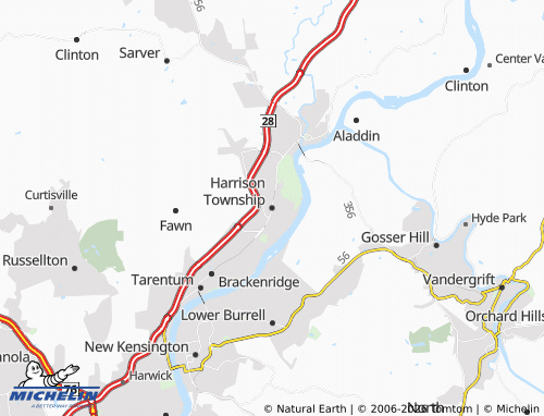 Mappa MICHELIN Harrison Township - ViaMichelin