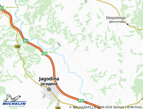 Mapa MICHELIN Glogovac - ViaMichelin