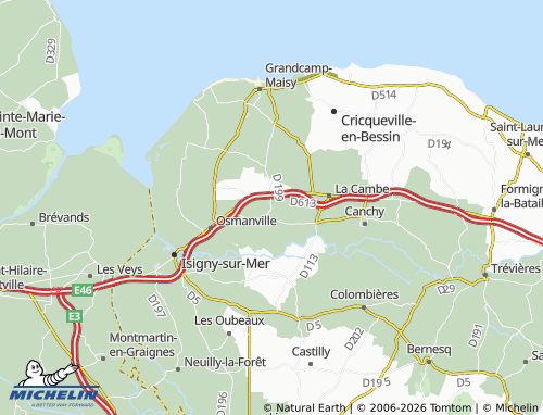 MICHELIN Saint-Germain-du-Pert map - ViaMichelin