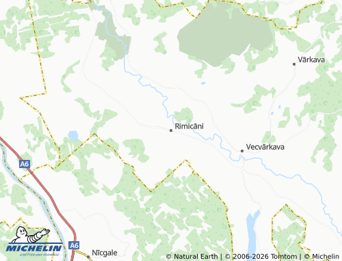 Mapa MICHELIN Rimicāni - ViaMichelin