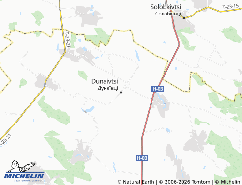 MICHELIN Dunaivtsi map - ViaMichelin
