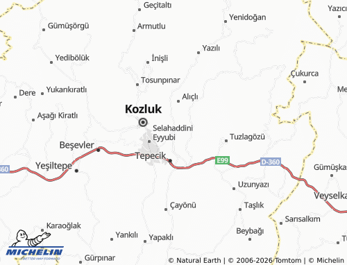 Mappa MICHELIN Köprübaşı - ViaMichelin
