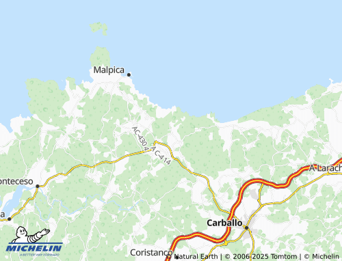 MICHELIN Cambre (San Martiño) map - ViaMichelin