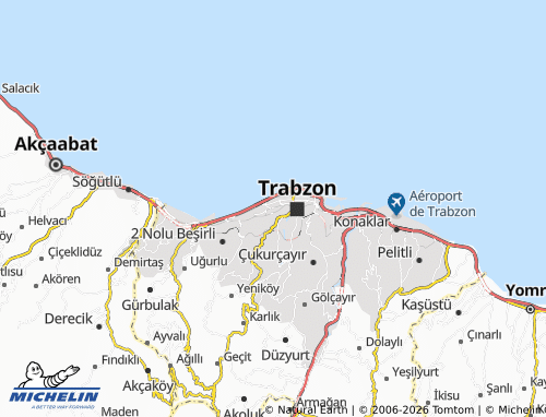 MICHELIN İnönü map - ViaMichelin