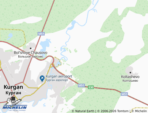 MICHELIN-Landkarte Shkodinskoye - ViaMichelin